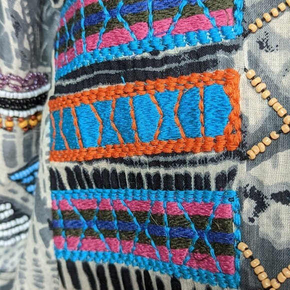 REVOLVE LOVE SAM Keira Embellished Beaded Midi Dress Size Small - Picture 10 of 16